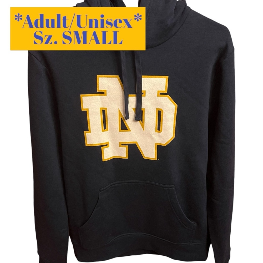 Notre Dame Sweatshirt SM University of Notre Dame Hoodie Fanatics ADULT/ unisex